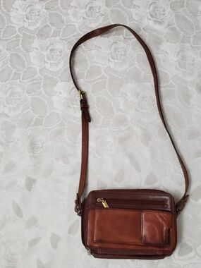 Vintage Diverso Italy Leather Crossbody wallet purse